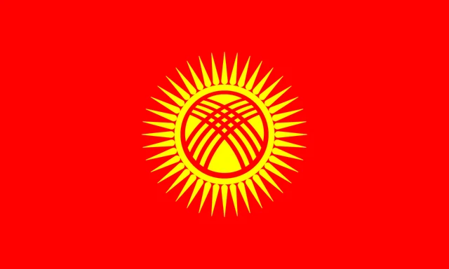 Flag of Kyrgyzstan
