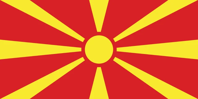 Flag of North Macedonia